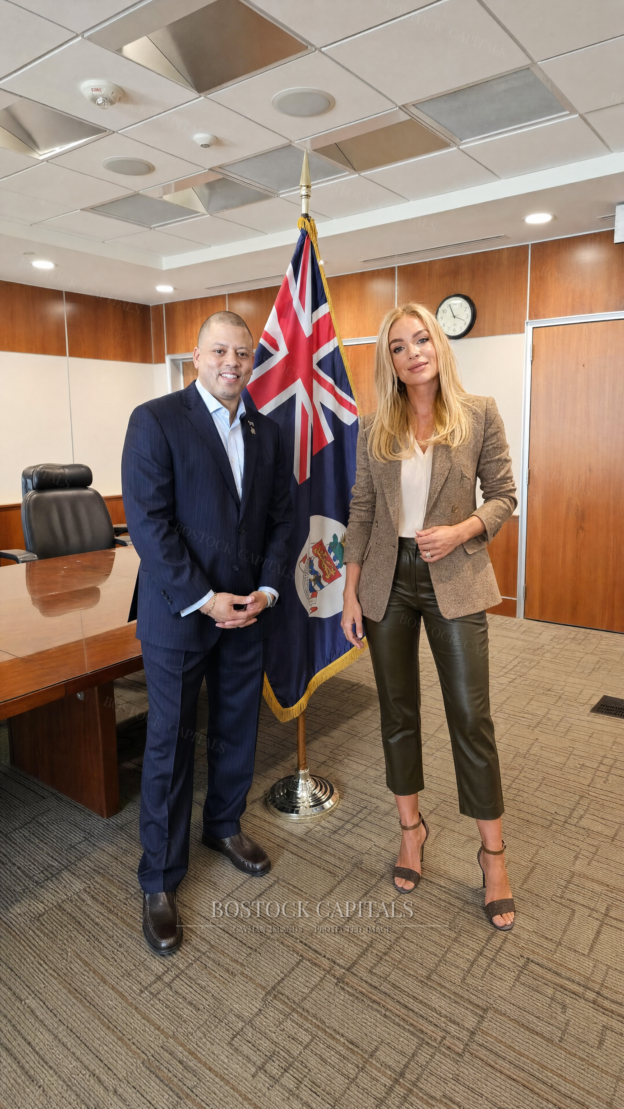 Scarlett Bostock on-island in the Cayman Islands